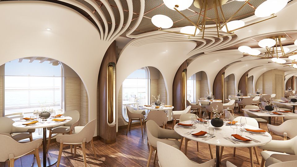 Onda by Scarpetta is the ship's signature fine-dining Italian restaurant.