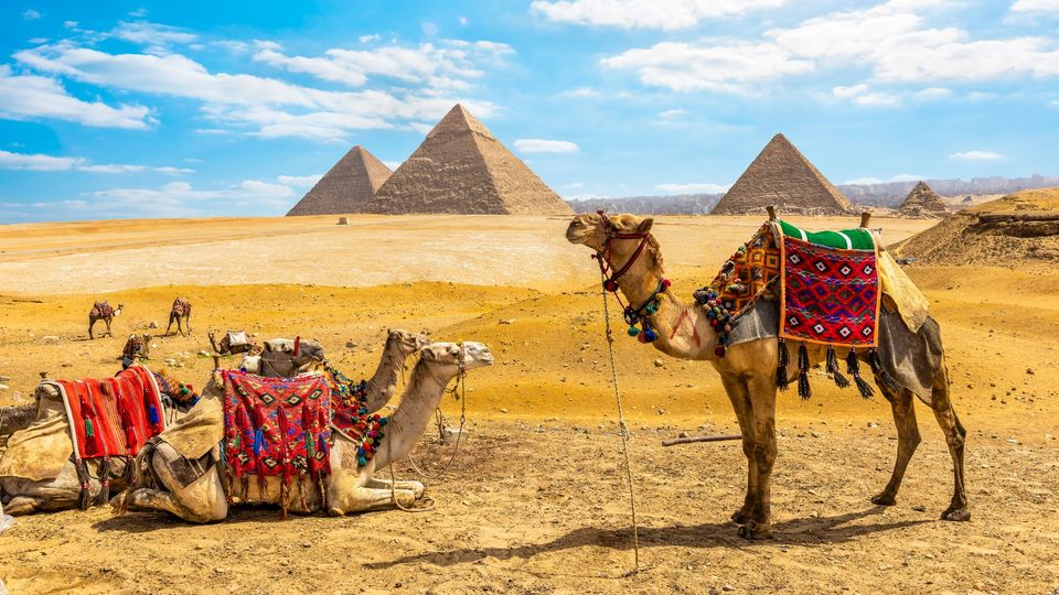 The Great Pyramids of Giza are one of Egypt's most renowned attractions.