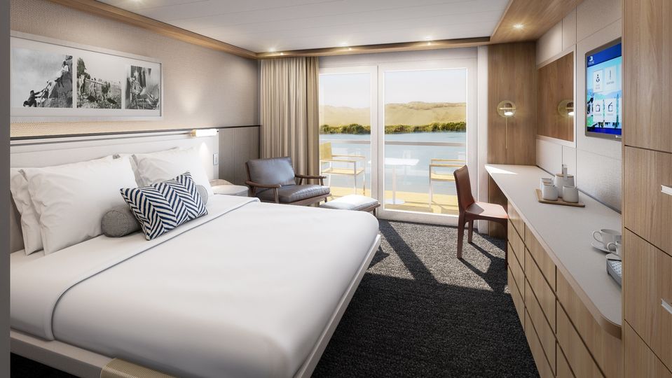 Viking Osiris features 21 Verandah staterooms.