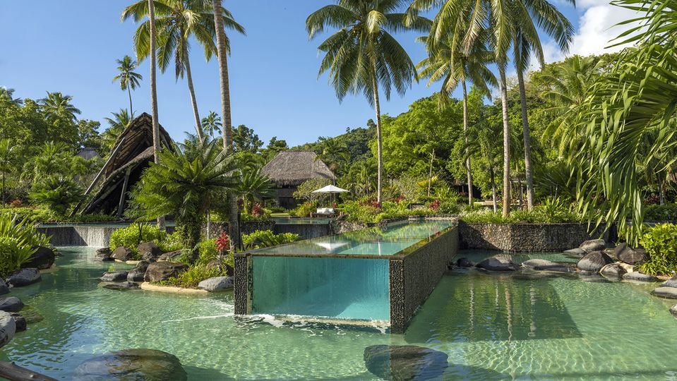 The resort's lap and lagoon pools look stunning from every angle.