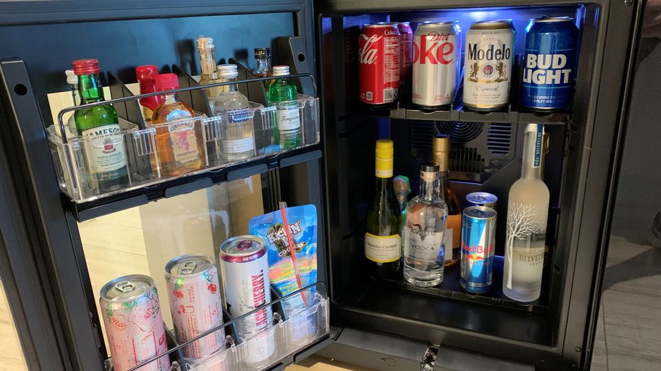 Curious hands can make for expensive work at Las Vegas hotel minibars.