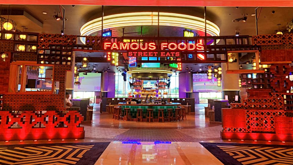 While the street food stalls feature numerous Asian styles, there's also a few sneaky American stalls in there too.