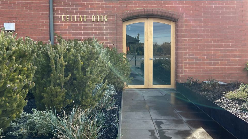 Jackalope's cellar door houses hundreds of bottles available for tasting.