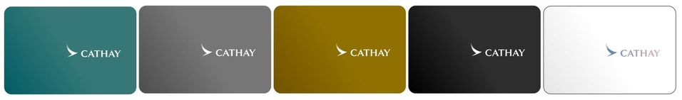 Cathay Green, Silver, Gold and Diamond status, plus the invitation-only Diamond Plus.