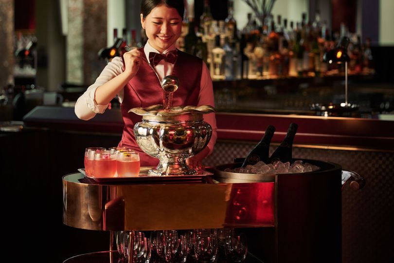 The punch bowl trolley at Republic.