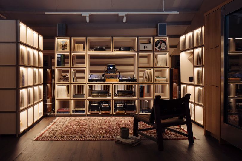 The listening room at Appetite.
