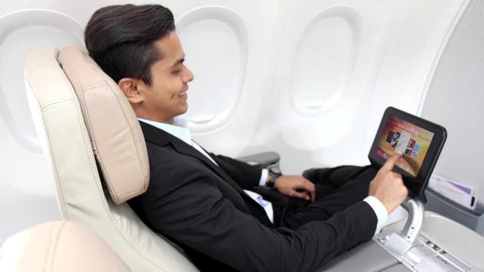 Batik Air offers three rows of Business Class seats at the front of its Boeing 737 aircraft.