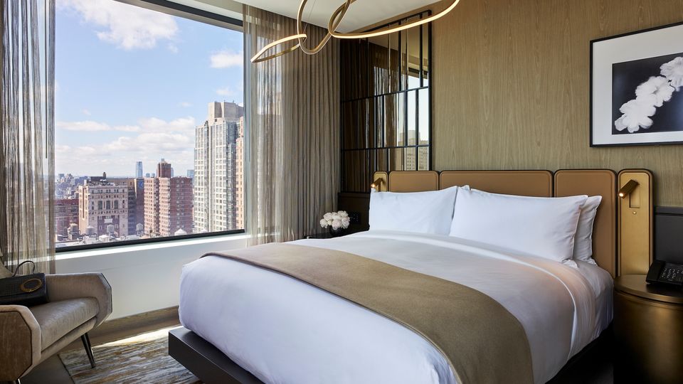 The Ritz-Carlton NoMad tower offers guests city-wide views from some floors.