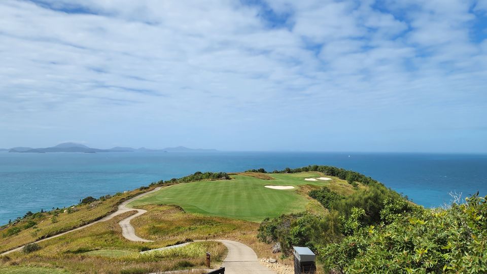While the views are spectacular, the water hazards for errant tee shots are easy to find.