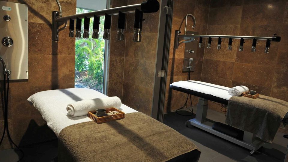 Slip into relaxation to the sounds of nature in the hotel's day spa.