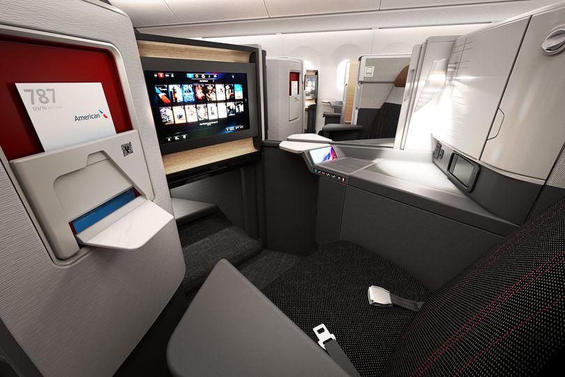 American Airlines' new Boeing 787 Flagship Suites business class.
