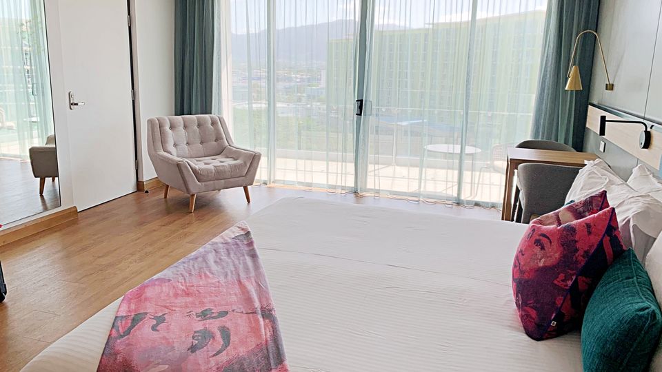 Rooms offer plenty of space to move about.