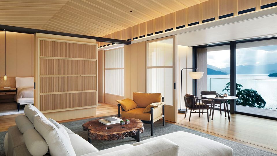 Step inside the Lake Chuzenji Suite at The Ritz-Carlton Nikko.