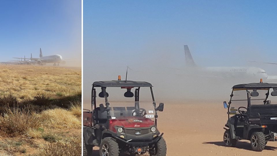 Se eligió Alice Springs por su clima estable, aunque las tormentas de polvo extrañas aún representan un desafío.