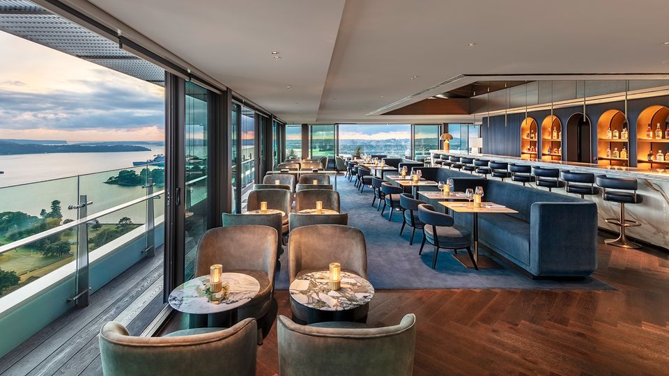 Aster Bar on level 32 will have you raising a glass to its spectacular view.