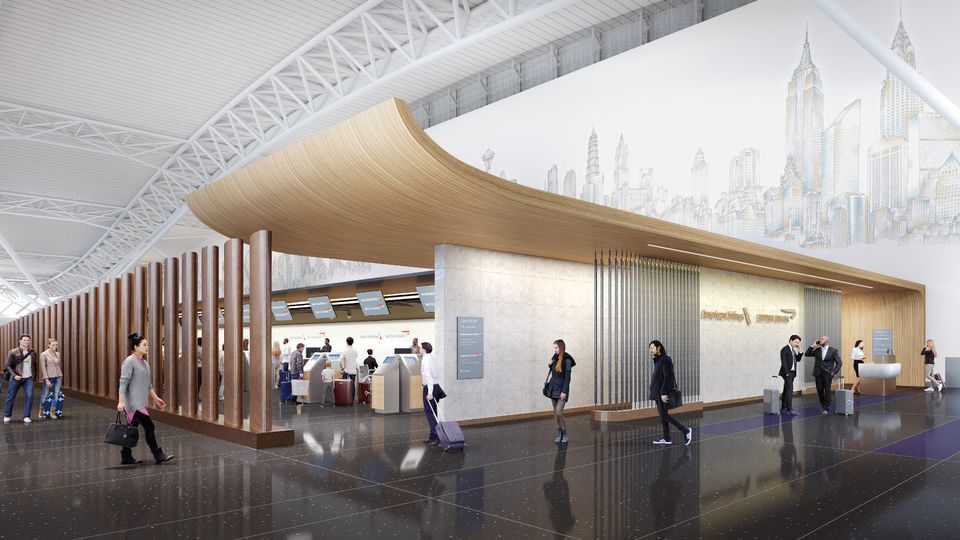 Terminal 8's two new premium check-in areas should speed time from kerb to lounge.