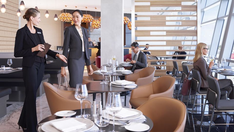 Selected American Airlines Flagship Lounges include a Flagship Dining room.