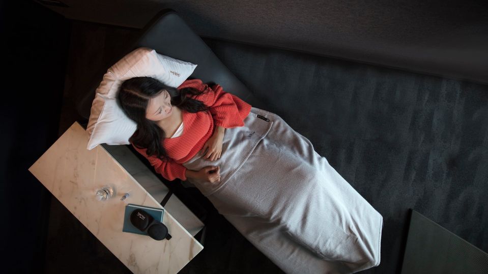 Sleeping nooks and nap rooms are now part of many business class-only airport lounges.