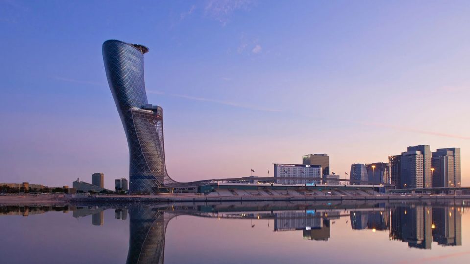 The Capital Gate building has four times the lean of a certain famous tower in Pisa.