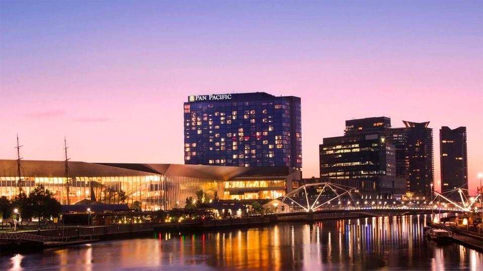 Pan Pacific Melbourne rebranded from the Hilton Melbourne South Wharf in 2017.
