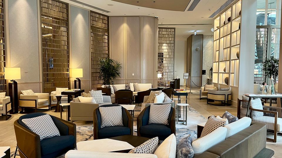 Open daily from 11am, the Lobby Bar offers a curated menu of drinks and light bites.