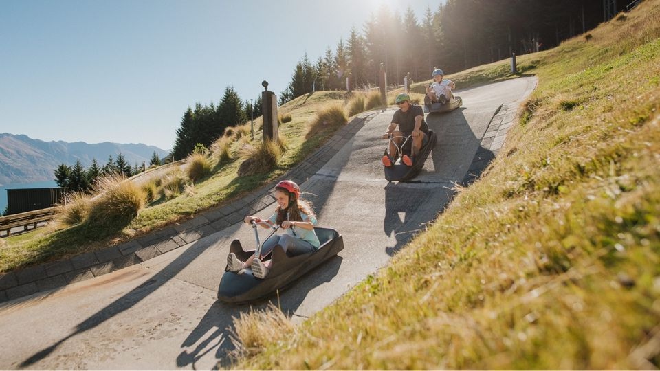 The Skyline Luge is one of Queenstown's most popular attractions.