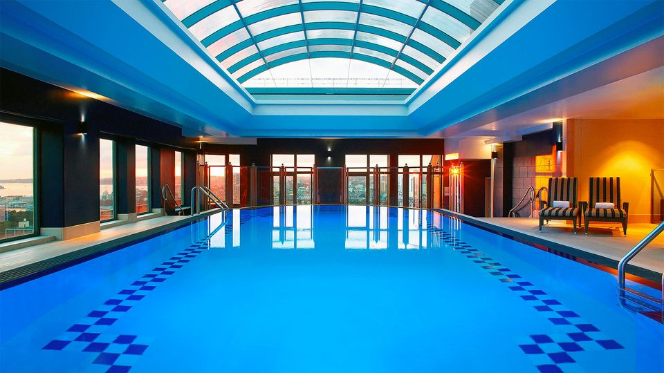 Though a nice retreat by day, evening swims under the stars are even better.