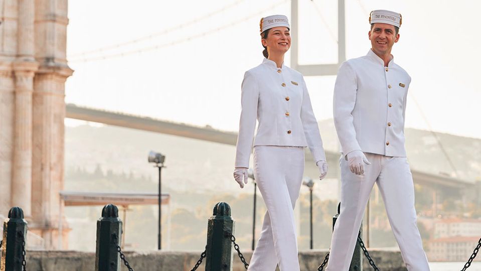 White-clad bellhops will be a familiar sight at the hotel.