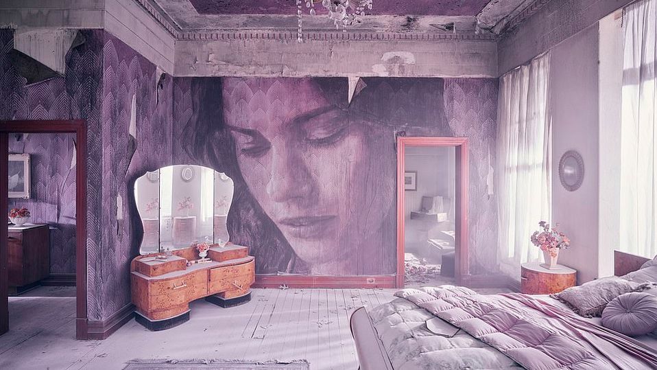 Burnham Beeches recently served as canvas for Australian street artist Rone.. Rone