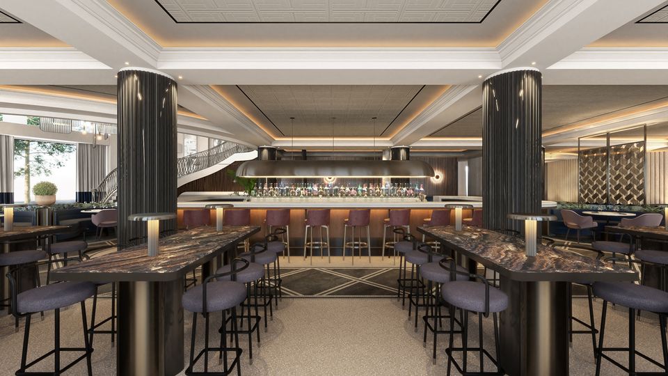 The bar will offer an array of spirits, cocktails and all-day British fare.