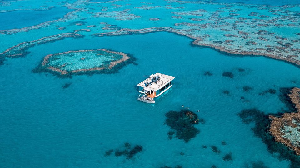 For something special, a ‘Heart Island’ adventure unlocks the waters of beautiful Heart Reef.