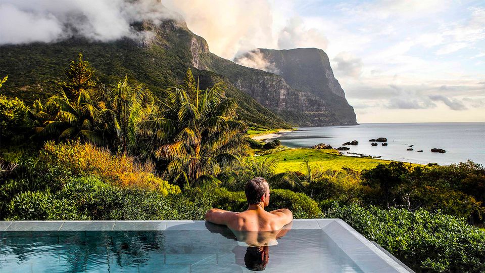 Breathe in unforgettable views of the beach, the forest and majestic Mount Lidgbird.