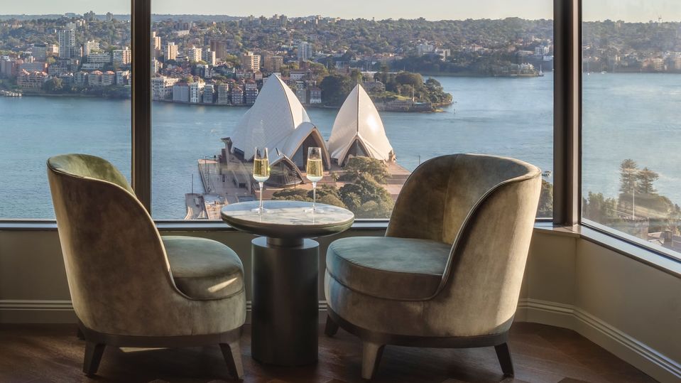 The InterContinental Sydney Club lounge.
