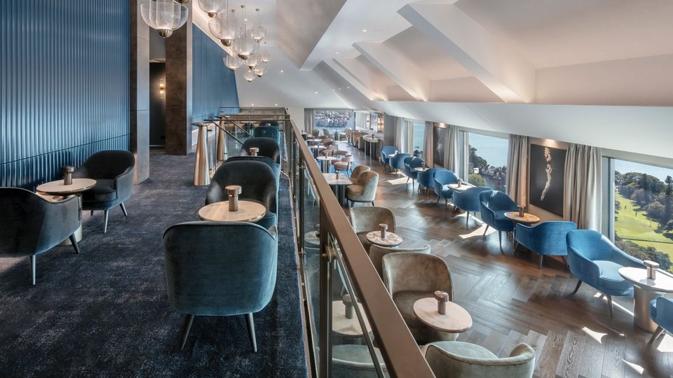 The InterContinental Sydney Club lounge.