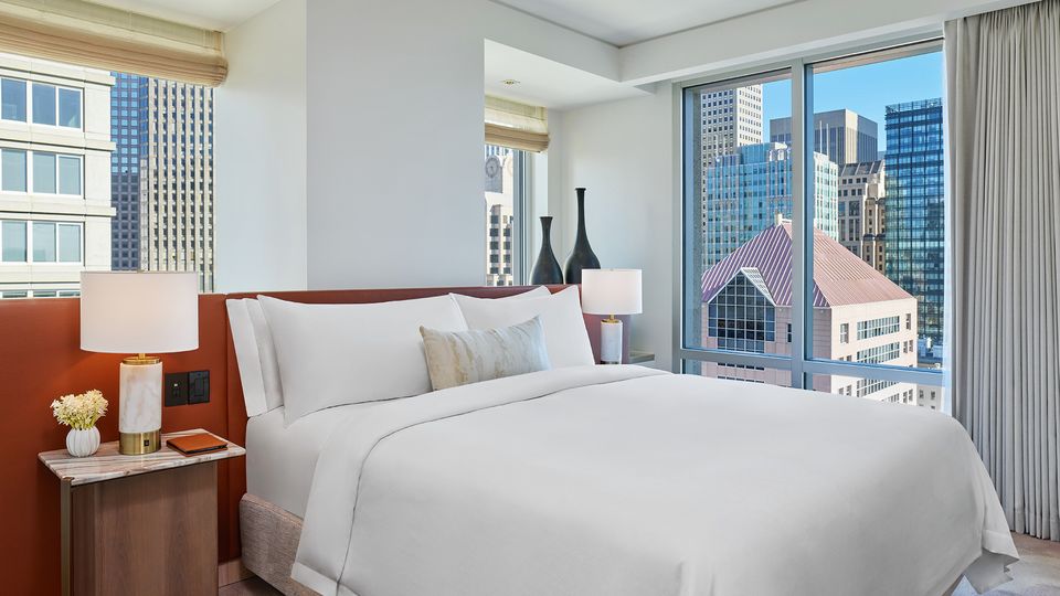 Soak up the view without even leaving the bed.
