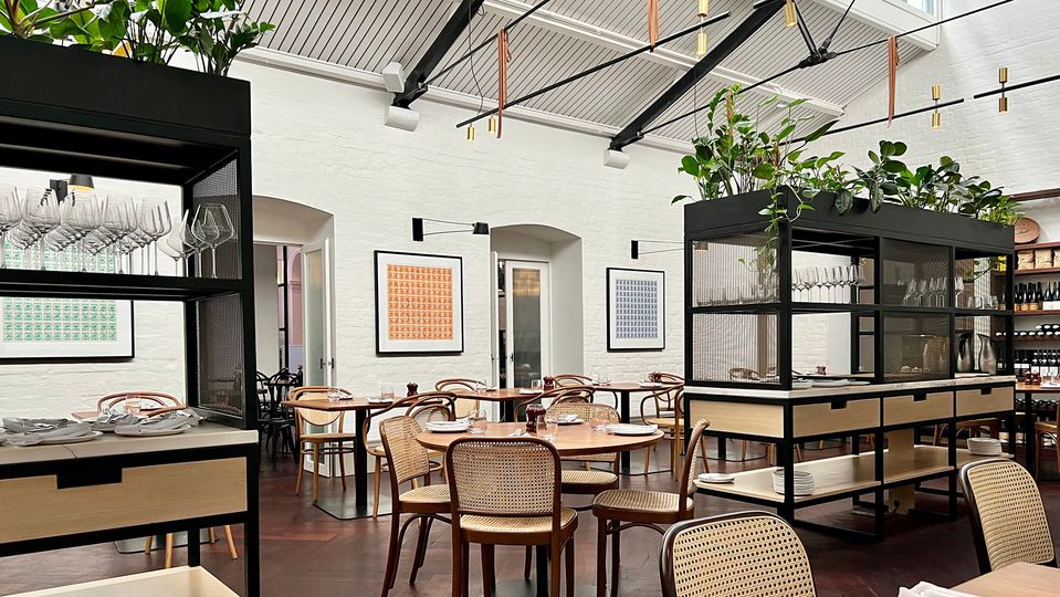 Post Restaurant is housed within the post office's former franking room.