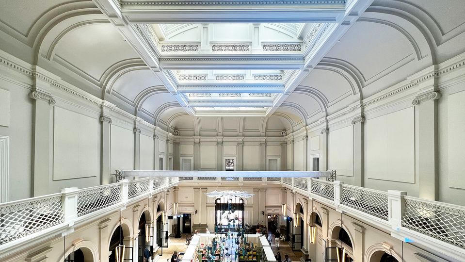 An ambitious restoration has returned 95% of the buildings to their 19th century state.
