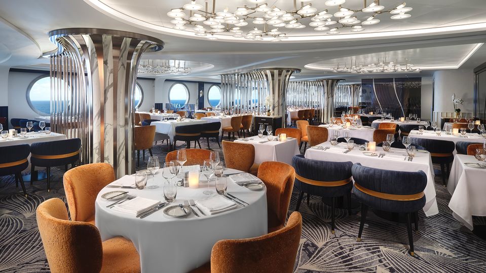 Commodore Room is one of the included fine dining restaurants.