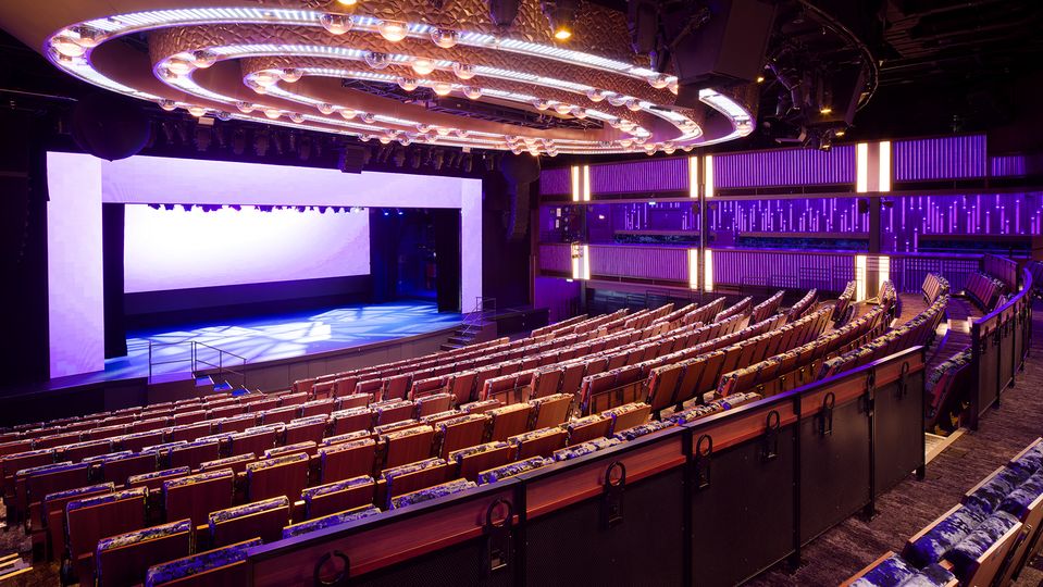 The theatre transforms into various configurations to suit the show.