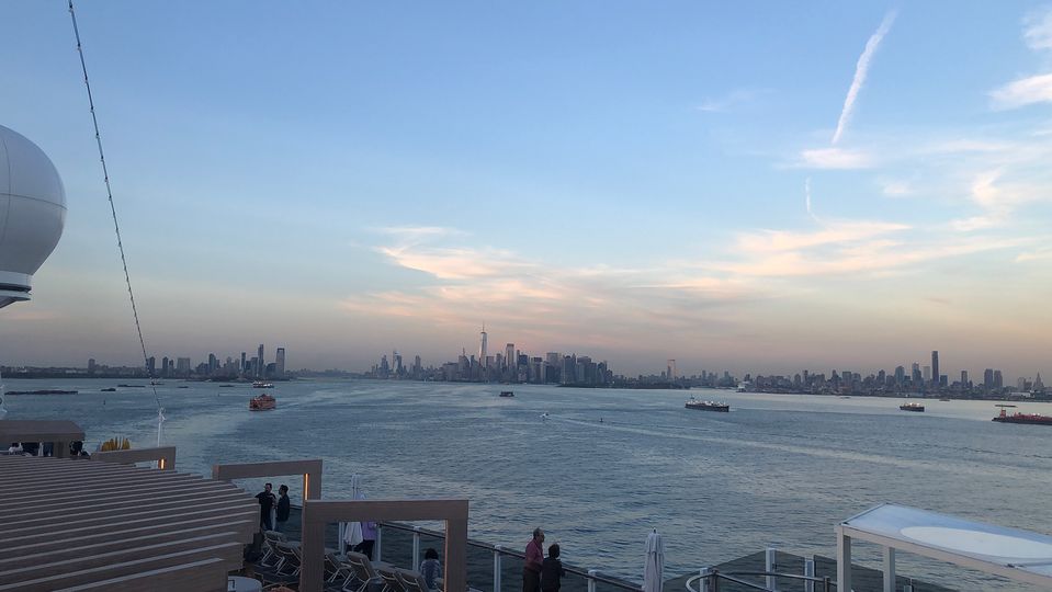 Sailing out from NYC is an experience you're unlikely to forget.