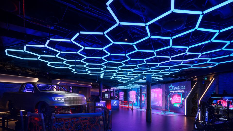Galaxy Pavilion is a modern take on the classic gaming arcade.
