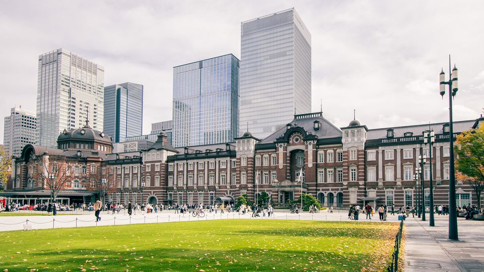 Opened in 1914, Tokyo Central Station is the busiest in the country, with some 3,000 train movements a day.