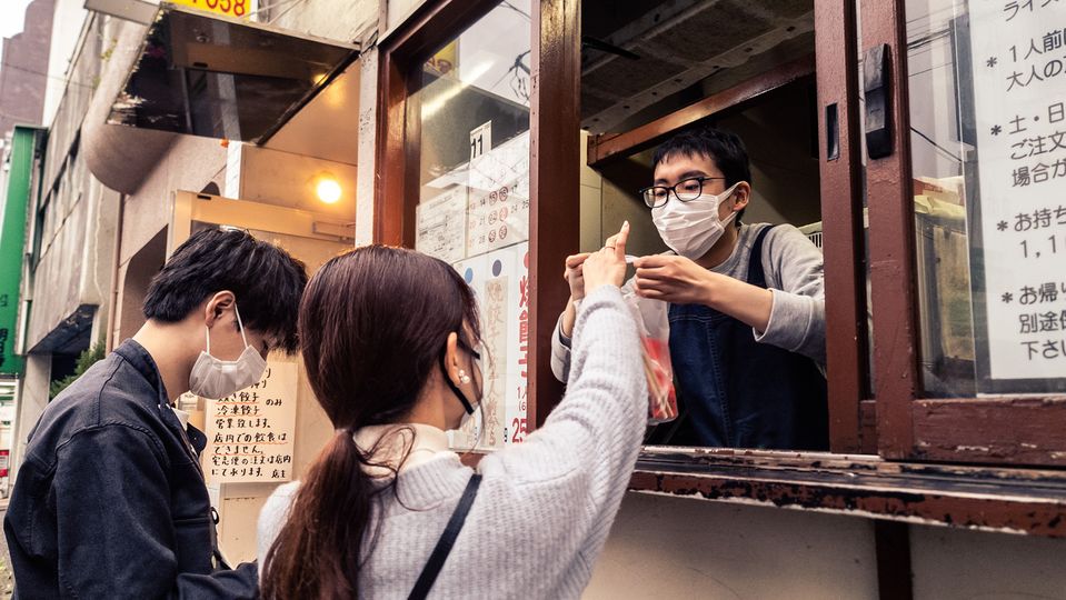 Gyoza are a cheap and delicious snack, with a dozen setting you back less than AUD$4.50.