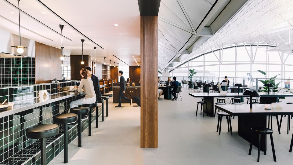 The Deck is bathed in natural light, with ample seating options to suit your mood.