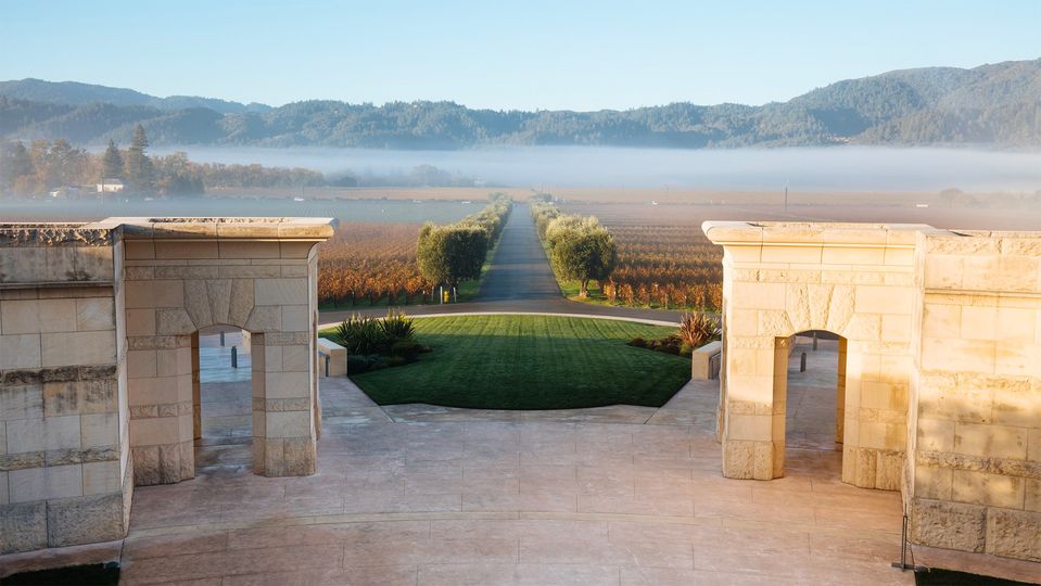 Opus One Winery's dazzling architecture is equalled by the quality of its prestige wines.
