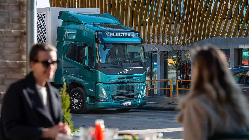 Volvo FM Electric is one of the few EV trucks available in Australia.