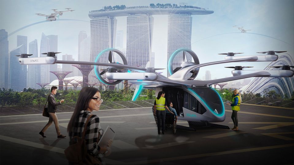Singapore has expressed an interest in launching eVTOL sightseeing flights.