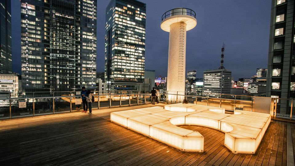 Be sure to take in the view from the KITTE building's rooftop.