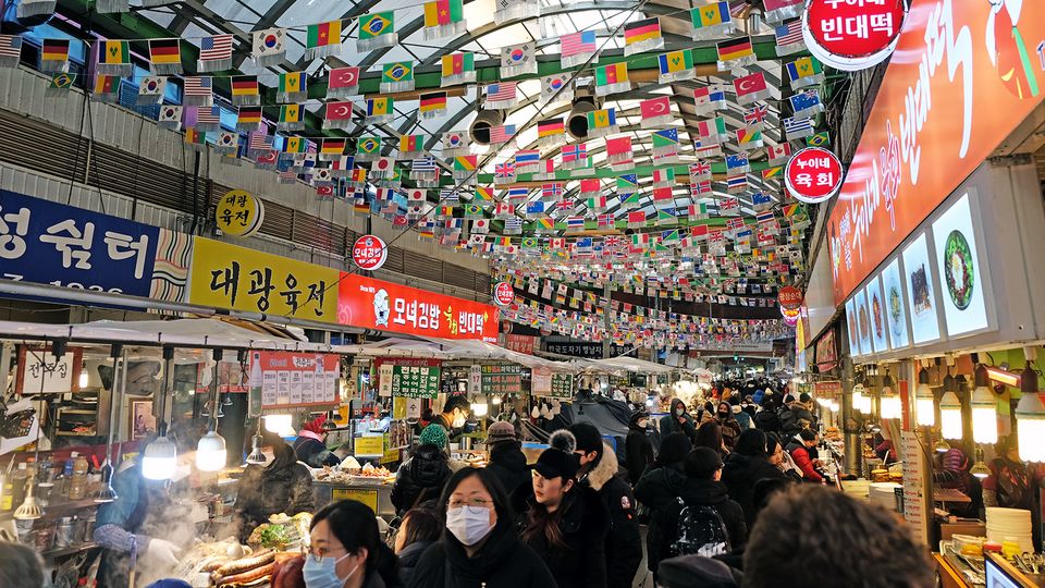 Gwangjang is one of the oldest and largest traditional markets in South Korea.
