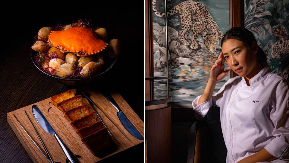 It's crab toast, but not as you know it at Chef Pam's Potong.